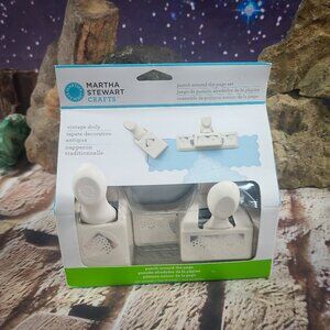 Martha Stewart Crafts Punch Around the Page Vintage Doily  NIB Scrapbook